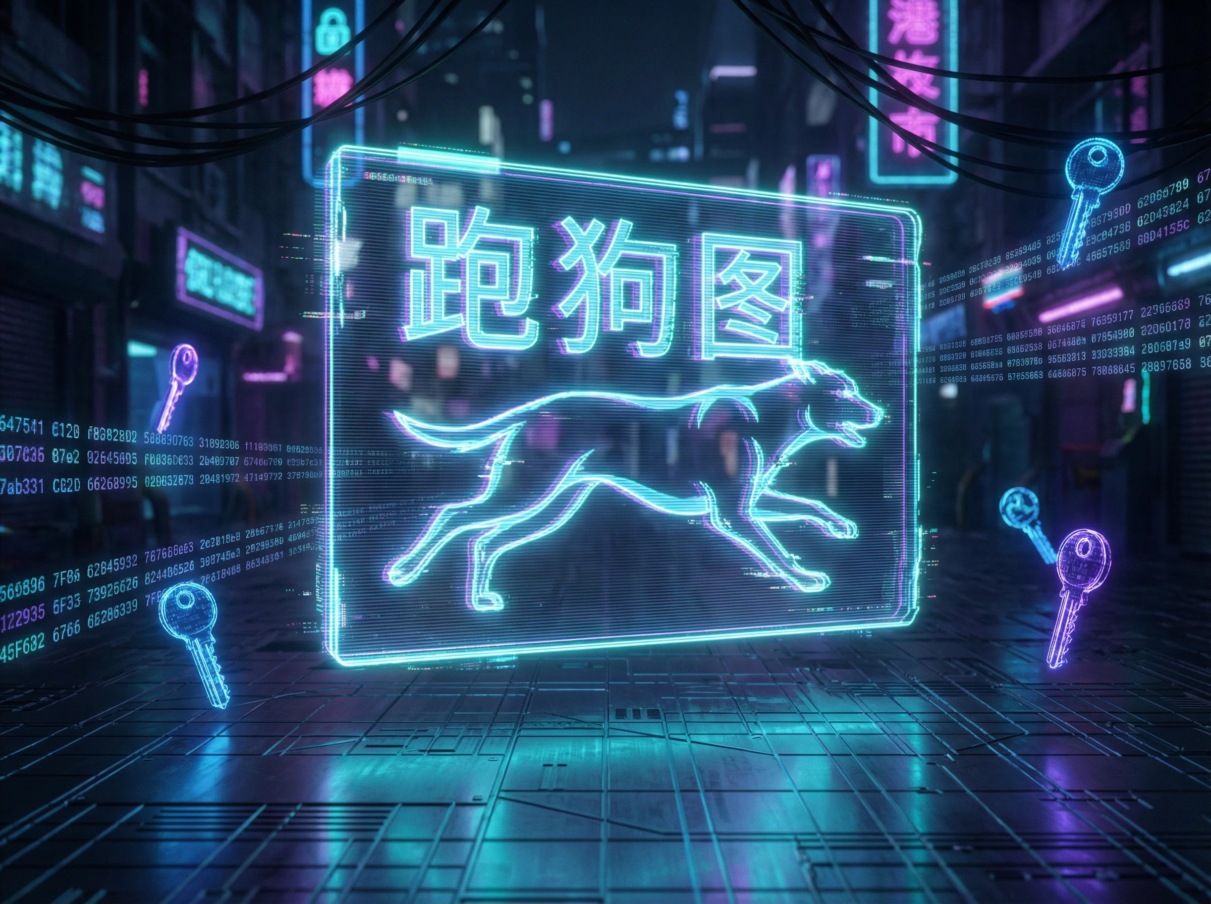 香港六合彩全息跑狗图三维投影